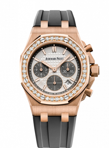 Uhrenbeweger für Uhr Audemars Piguet Royal Oak Offshore Royal Oak OffShore 26231 Lady Chronograph Pink Gold / Silver / Diamond