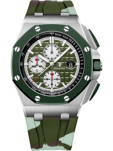 Uhrenbeweger für Uhr Audemars Piguet Royal Oak Offshore Royal Oak Offshore 44 Stainless Steel / Ceramic / Khaki / Rubber