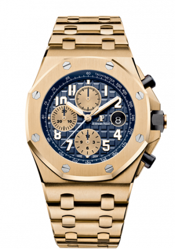 Uhrenbeweger für Uhr Audemars Piguet Royal Oak Offshore Royal Oak Offshore 26470 Yellow Gold / Blue