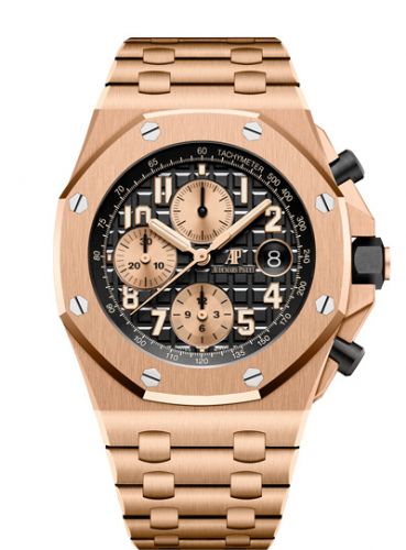 Uhrenbeweger für Uhr Audemars Piguet Royal Oak Offshore Royal Oak Offshore 26470 Pink Gold / Black / Bracelet