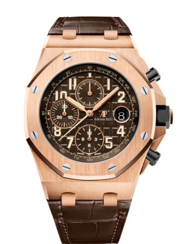Uhrenbeweger für Uhr Audemars Piguet Royal Oak Offshore Royal Oak Offshore 42 Pink Gold / Brown / Alligator