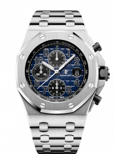 Watch Winder for watch Audemars Piguet Royal Oak Offshore Royal Oak Offshore 42 Platinum / Smoked Blue / Bracelet