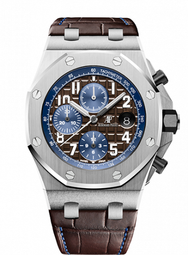 Watch Winder for watch Audemars Piguet Royal Oak Offshore Royal Oak Offshore 42 Stainless Steel / Brown / Alligator