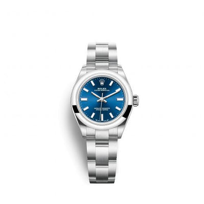 Remontoir à montres pour montre Rolex Oyster Perpetual Oyster Perpetual 28 Stainless Steel / Bleu