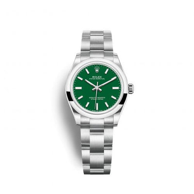 Remontoir à montres pour montre Rolex Oyster Perpetual Oyster Perpetual 31 Stainless Steel / Verte