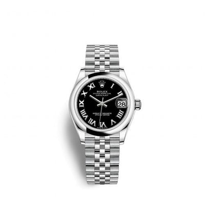 Remontoir à montres pour montre Rolex Datejust 31 Datejust 31 Stainless Steel / Jubilee / Noire - Roman