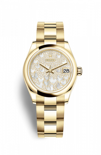 Remontoir à montres pour montre Rolex Datejust 31 Datejust 31 Yellow Or / Domed / Butterfly / Oyster