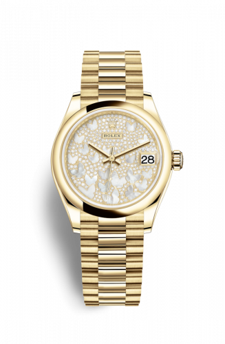 Remontoir à montres pour montre Rolex Datejust 31 Datejust 31 Yellow Or / Domed / Butterfly / President