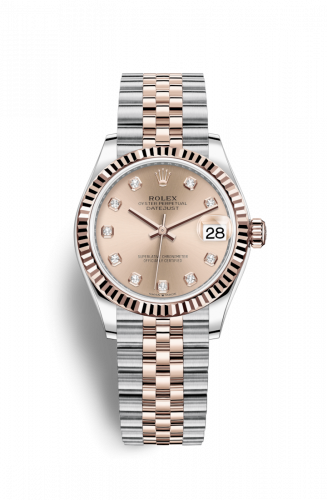 Remontoir à montres pour montre Rolex Datejust 31 Datejust 31 Stainless Steel/ Rose Or / Fluted / Rose - Diamond / Jubilee