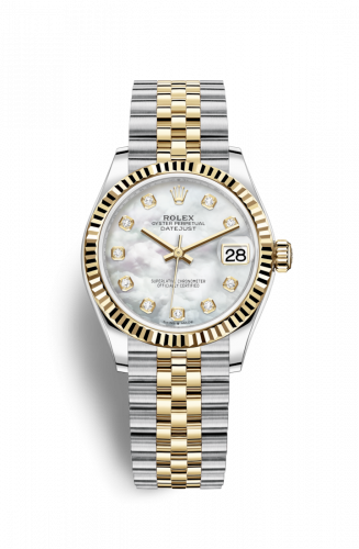 Remontoir à montres pour montre Rolex Datejust 31 Datejust 31 Stainless Steel / Yellow Or / Fluted / MOP / Jubilee