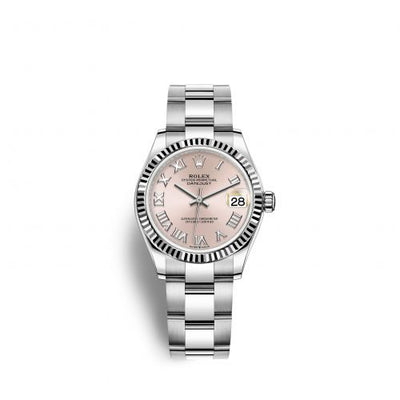 Remontoir à montres pour montre Rolex Datejust 31 Datejust 31 Stainless Steel Fluted / Oyster / Rose - Roman