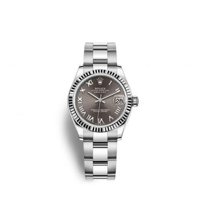 Remontoir à montres pour montre Rolex Datejust 31 Datejust 31 Stainless Steel Fluted / Oyster / Gris - Roman