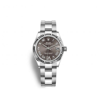Remontoir à montres pour montre Rolex Datejust 31 Datejust 31 Stainless Steel Fluted / Oyster / Gris - Roman