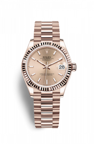 Remontoir à montres pour montre Rolex Datejust 31 Datejust 31 Rose Or / Fluted / Rose / President