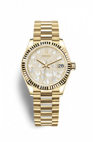 Remontoir à montres pour montre Rolex Datejust 31 Datejust 31 Yellow Or / Fluted / Butterfly / President