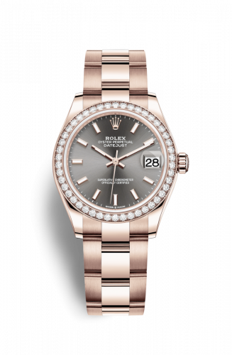 Remontoir à montres pour montre Rolex Datejust 31 Datejust 31 Rose Or / Diamond / Gris / Oyster