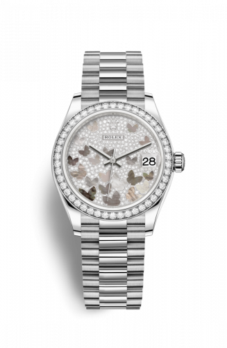 Remontoir à montres pour montre Rolex Datejust 31 Datejust 31 Or Blanc / Diamond / Butterfly / President