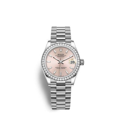 Remontoir à montres pour montre Rolex Datejust 31 Datejust 31 Or Blanc Diamond / Rose