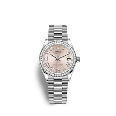 Remontoir à montres pour montre Rolex Datejust 31 Datejust 31 Or Blanc Diamond / Rose - Roman