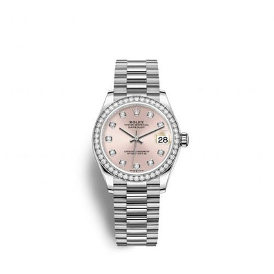 Remontoir à montres pour montre Rolex Datejust 31 Datejust 31 Or Blanc Diamond / Rose - Diamond