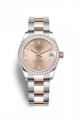 Remontoir à montres pour montre Rolex Datejust 31 Datejust 31 Stainless Steel/ Rose Or / Diamond / Rose - Roman / Oyster