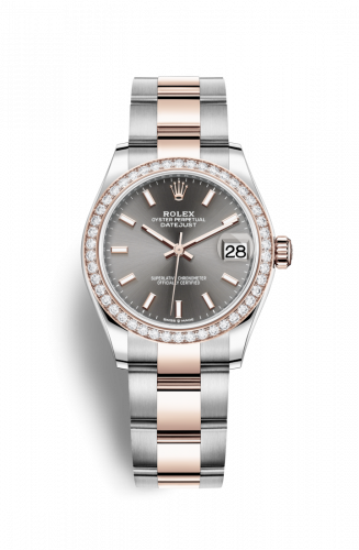 Remontoir à montres pour montre Rolex Datejust 31 Datejust 31 Stainless Steel/ Rose Or / Diamond / Gris / Oyster