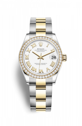 Remontoir à montres pour montre Rolex Datejust 31 Datejust 31 Stainless Steel / Yellow Or / Diamond / Blanc - Roman / Oyster