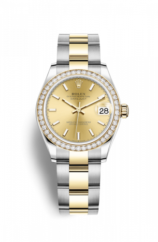 Remontoir à montres pour montre Rolex Datejust 31 Datejust 31 Stainless Steel / Yellow Or / Diamond / Champagne / Oyster