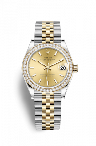Remontoir à montres pour montre Rolex Datejust 31 Datejust 31 Stainless Steel / Yellow Or / Diamond / Champagne / Jubilee
