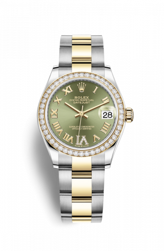 Remontoir à montres pour montre Rolex Datejust 31 Datejust 31 Stainless Steel / Yellow Or / Diamond / Olive - Roman / Oyster