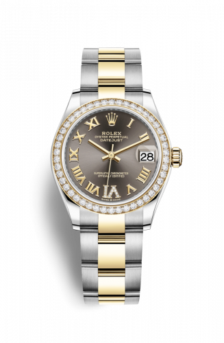 Remontoir à montres pour montre Rolex Datejust 31 Datejust 31 Stainless Steel / Yellow Or / Diamond / Gris - Roman / Oyster