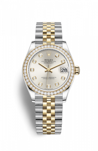 Remontoir à montres pour montre Rolex Datejust 31 Datejust 31 Stainless Steel / Yellow Or / Diamond / Argent - Diamond / Jubilee