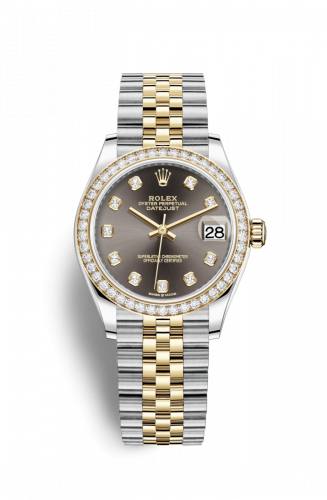 Remontoir à montres pour montre Rolex Datejust 31 Datejust 31 Stainless Steel / Yellow Or / Diamond / Gris - Diamond / Jubilee