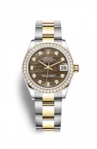 Remontoir à montres pour montre Rolex Datejust 31 Datejust 31 Stainless Steel / Yellow Or / Diamond / Noire MOP / Oyster