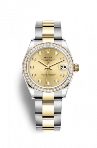 Remontoir à montres pour montre Rolex Datejust 31 Datejust 31 Stainless Steel / Yellow Or / Diamond / Champagne - Diamond / Oyster