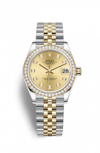 Remontoir à montres pour montre Rolex Datejust 31 Datejust 31 Stainless Steel / Yellow Or / Diamond / Champagne - Diamond / Jubilee