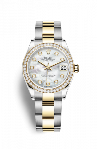 Remontoir à montres pour montre Rolex Datejust 31 Datejust 31 Stainless Steel / Yellow Or / Diamond / MOP / Oyster