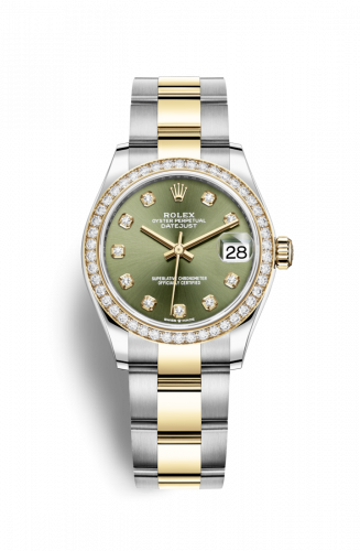 Remontoir à montres pour montre Rolex Datejust 31 Datejust 31 Stainless Steel / Yellow Or / Diamond / Olive - Diamond / Oyster