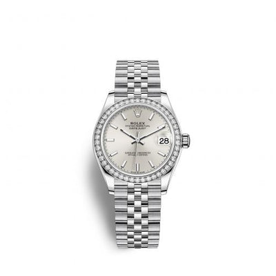 Remontoir à montres pour montre Rolex Datejust 31 Datejust 31 Stainless Steel Diamond / Jubilee / Argent