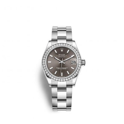 Remontoir à montres pour montre Rolex Datejust 31 Datejust 31 Stainless Steel Diamond / Oyster / Gris