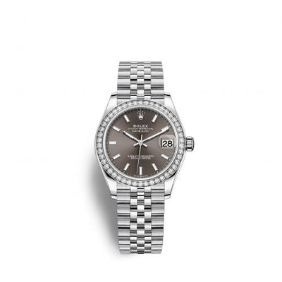Remontoir à montres pour montre Rolex Datejust 31 Datejust 31 Stainless Steel Diamond / Jubilee / Gris