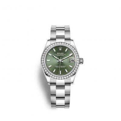 Remontoir à montres pour montre Rolex Datejust 31 Datejust 31 Stainless Steel Diamond / Oyster / Verte
