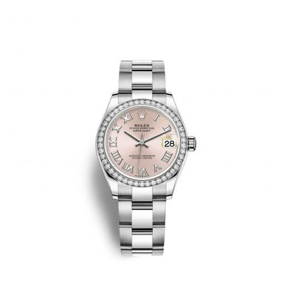Remontoir à montres pour montre Rolex Datejust 31 Datejust 31 Stainless Steel Diamond / Oyster / Rose - Roman
