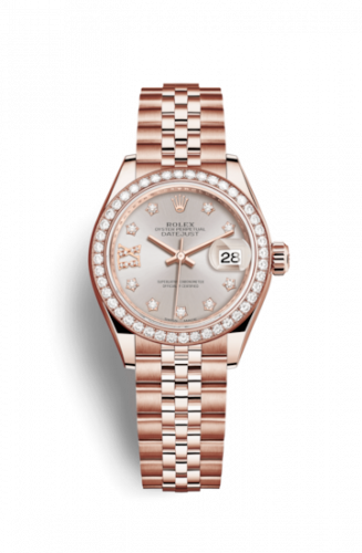 Remontoir à montres pour montre Rolex Lady-Datejust Lady-Datejust 28 Everose Diamond / Jubilee / Sundust Diamond
