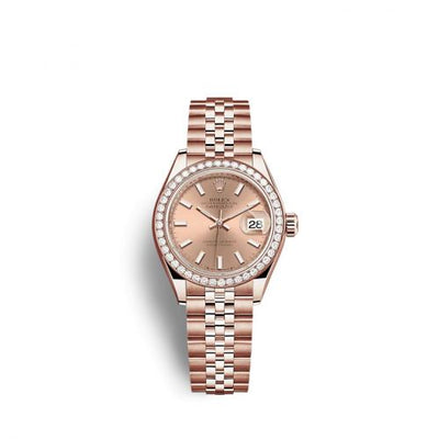 Remontoir à montres pour montre Rolex Lady-Datejust Lady-Datejust 28 Rose Or / Diamond / Rose / Jubilee