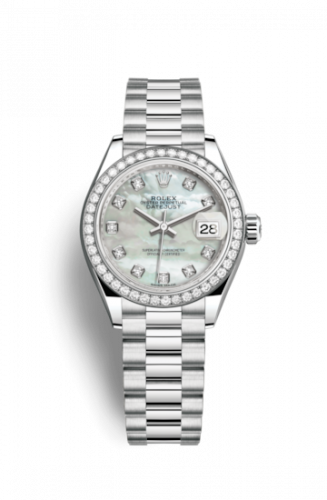 Remontoir à montres pour montre Rolex Lady-Datejust Lady-Datejust 28 Platinum Diamond / President / MOP