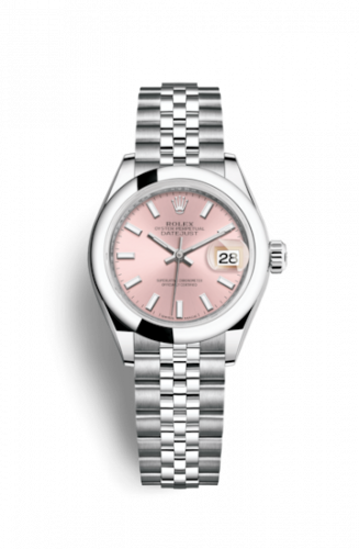 Remontoir à montres pour montre Rolex Lady-Datejust Lady-Datejust 28 Stainless Steel Domed / Jubilee / Rose