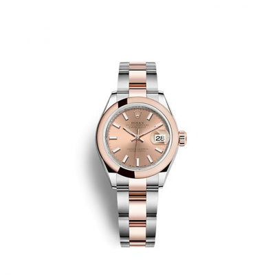 Remontoir à montres pour montre Rolex Lady-Datejust Lady-Datejust 28 Stainless Steel / Rose Or / Domed / Rose / Oyster