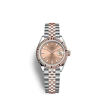 Remontoir à montres pour montre Rolex Lady-Datejust Lady-Datejust 28 Stainless Steel / Rose Or / Fluted / Rose / Jubilee