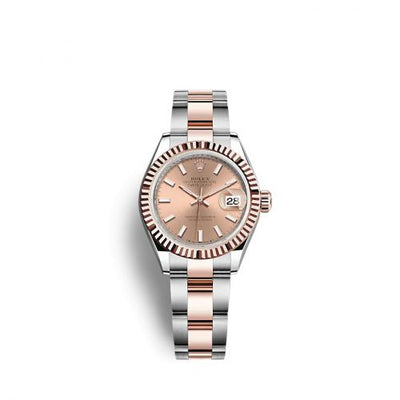 Remontoir à montres pour montre Rolex Lady-Datejust Lady-Datejust 28 Stainless Steel / Rose Or / Fluted / Rose / Oyster